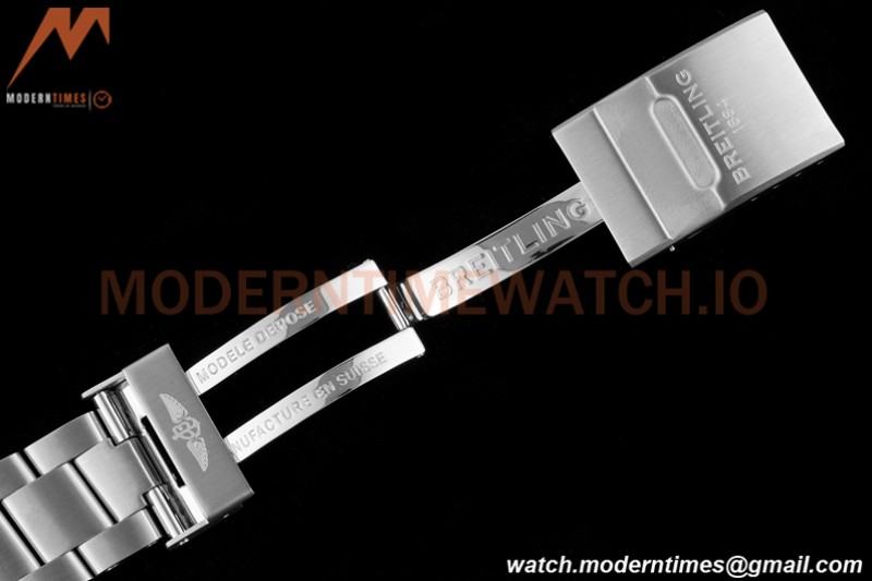 Breitling - Superocean 42mm Automatic SS/SS Wht/Stk/Num TF Asia 2824