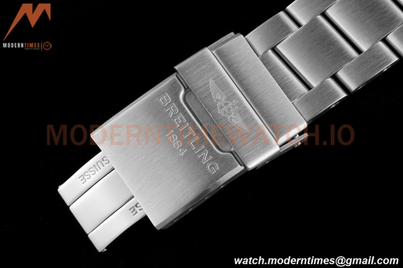 Breitling - Superocean 42mm Automatic SS/SS Wht/Stk/Num TF Asia 2824