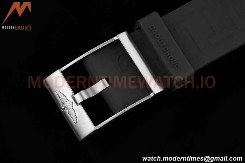 Breitling - Superocean 44mm Automatic SS/RU Blk/Stk/Num TF Asia 2824