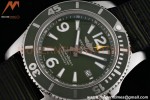Breitling - Superocean 44mm Automatic SS/NY Grn/Stk/Num TF Asia 2824