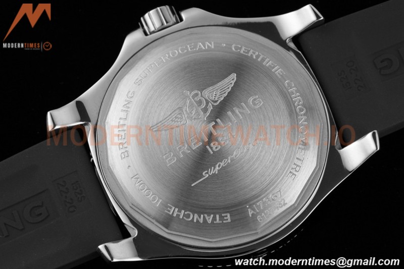 Breitling - Superocean 44mm Automatic SS/RU Yelw/Stk/Num TF Asia 2824