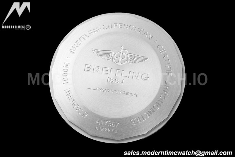 Breitling - Superocean 44mm SS/RU Black/Red BLSF A2824