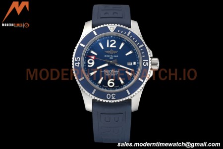 Breitling - Superocean 44mm SS/RU Blue BLSF A2824