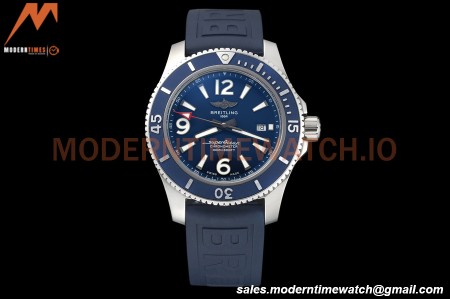 Breitling - Superocean 44mm SS/RU Blue BLSF A2824