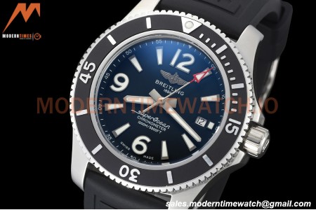 Breitling - Superocean 44mm SS/RU Black BLSF A2824