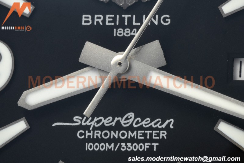 Breitling - Superocean 44mm SS/RU Black BLSF A2824
