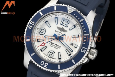 Breitling - Superocean 44mm SS/RU White BLSF A2824