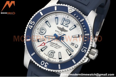 Breitling - Superocean 44mm SS/RU White BLSF A2824