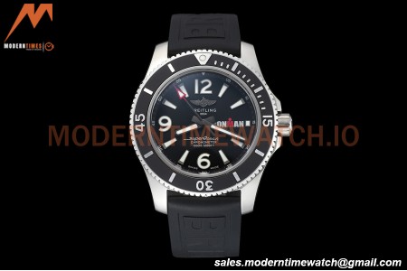Breitling - Superocean Ironman 44mm SS/RU Black BLSF A2824