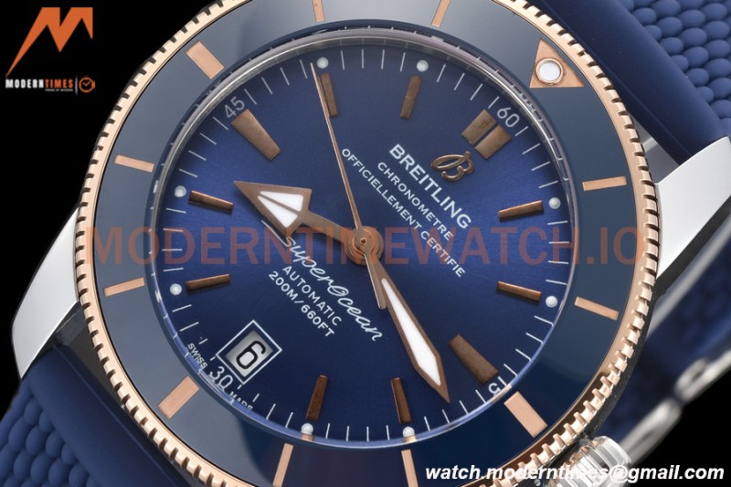 Breitling - Superocean Heritage B20 Automatic 42mm RG/SS/RU Blue BLSF A2824