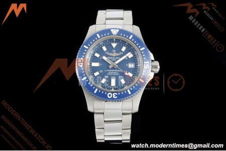 Breitling - Superocean Special 44mm Ceramic SS/SS Blue/Stk TF V2 A2824