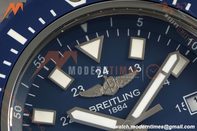 Breitling - Superocean Special 44mm Ceramic SS/SS Blue/Stk TF V2 A2824