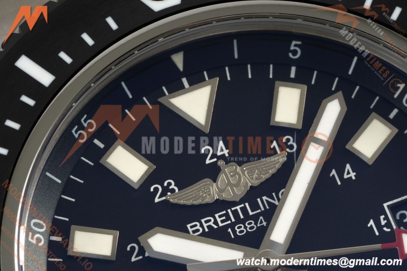 Breitling - Superocean Special 44mm Ceramic SS/SS Blk/Stk TF V2 A2824 | 브라이틀링 - 슈퍼오션 스페셜 44mm 세라믹 SS/SS 블랙/스틸 TF V2 A2824
