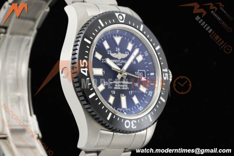 Breitling - Superocean Special 44mm Ceramic SS/SS Blk/Stk TF V2 A2824 | 브라이틀링 - 슈퍼오션 스페셜 44mm 세라믹 SS/SS 블랙/스틸 TF V2 A2824