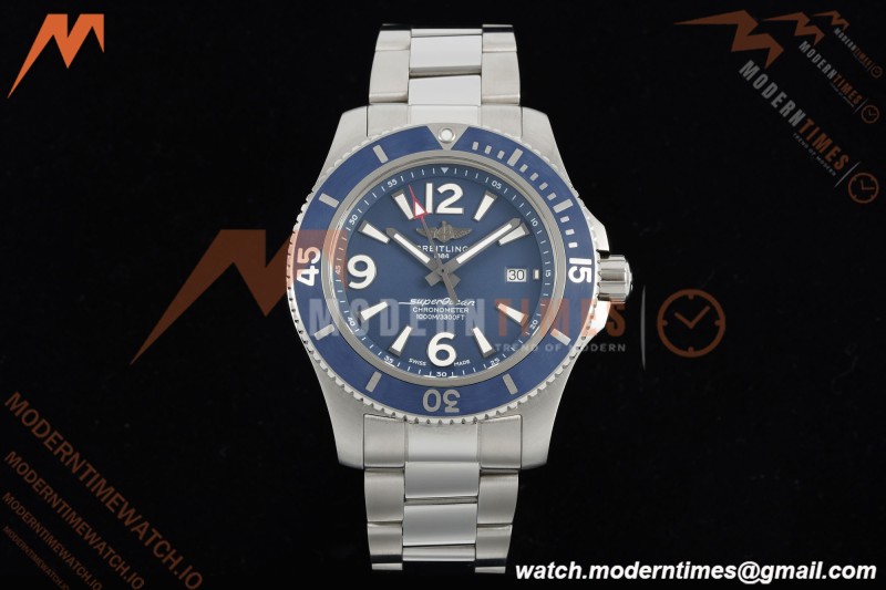 Breitling - Superocean Special 44mm Ceramic SS/SS Blue/Stk/Num TF V2 A2824
