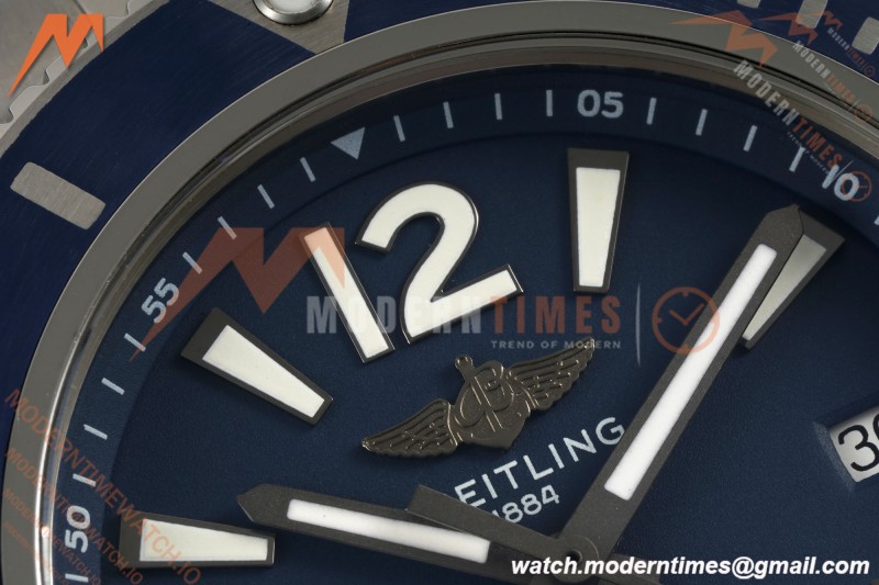Breitling - Superocean Special 44mm Ceramic SS/SS Blue/Stk/Num TF V2 A2824