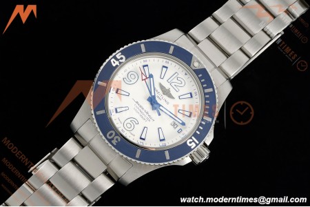 Breitling - Superocean Special 44mm Ceramic SS/SS Wht/Stk/Num TF V2 A2824