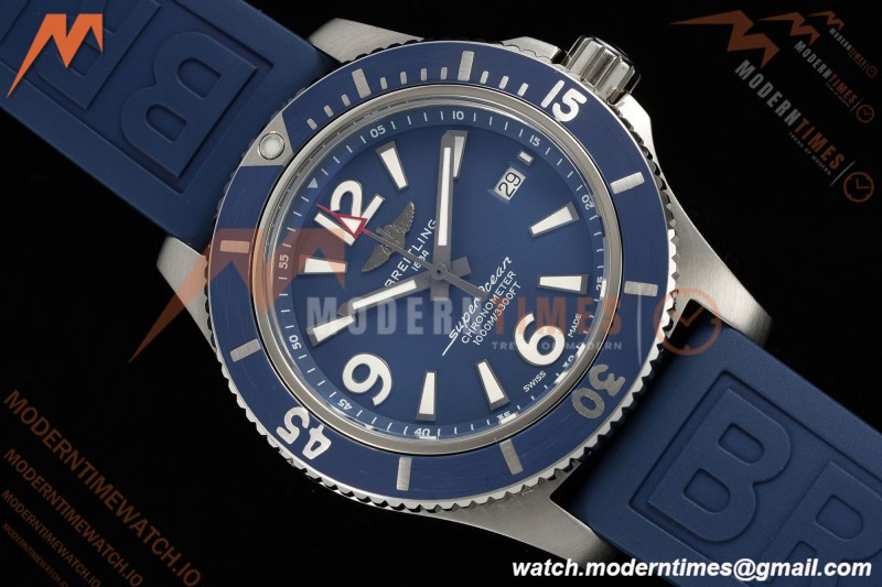 Breitling - Superocean Special 44mm Ceramic SS/RU Blue/Stk/Num TF V2 A2824