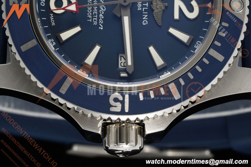 Breitling - Superocean Special 44mm Ceramic SS/RU Blue/Stk/Num TF V2 A2824