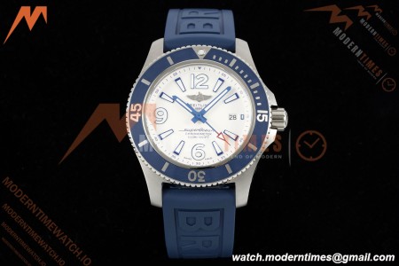 Breitling - Superocean Special 44mm Ceramic SS/RU Wht/Stk/Num TF V2 A2824