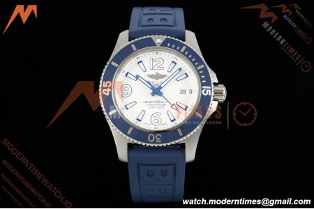 Breitling - Superocean Special 44mm Ceramic SS/RU Wht/Stk/Num TF V2 A2824