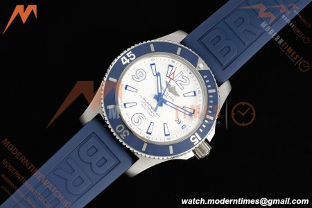 Breitling - Superocean Special 44mm Ceramic SS/RU Wht/Stk/Num TF V2 A2824