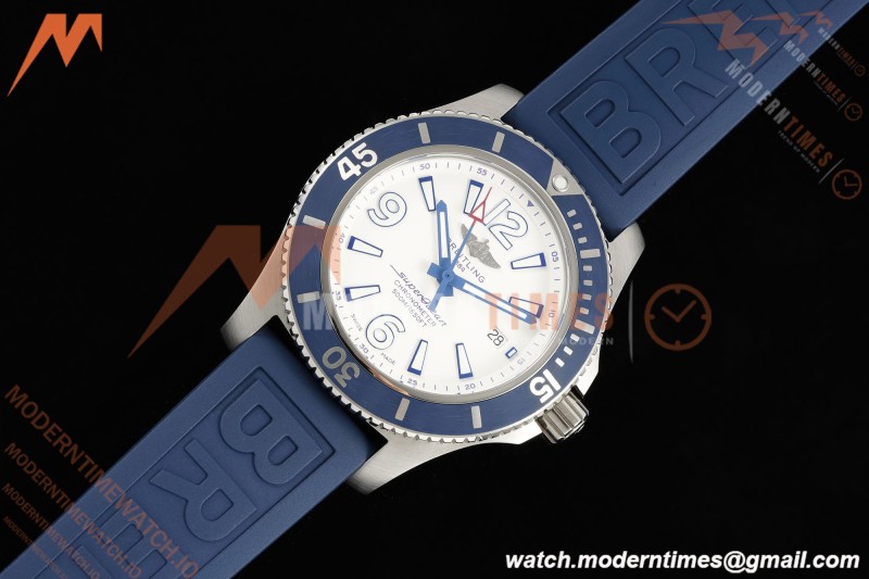 Breitling - Superocean Special 44mm Ceramic SS/RU Wht/Stk/Num TF V2 A2824