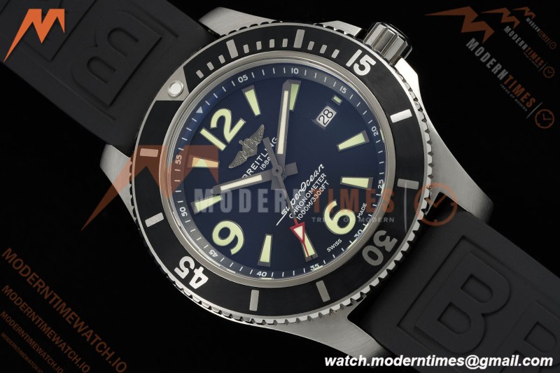 Breitling - Superocean Special 44mm Ceramic SS/RU Blk/Stk/Num TF V2 A2824