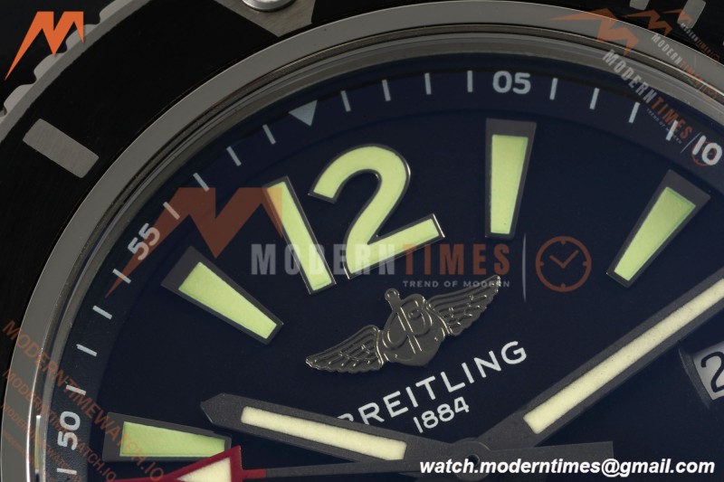 Breitling - Superocean Special 44mm Ceramic SS/RU Blk/Stk/Num TF V2 A2824