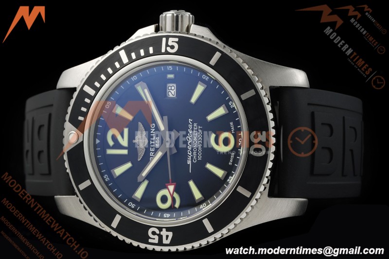 Breitling - Superocean Special 44mm Ceramic SS/RU Blk/Stk/Num TF V2 A2824