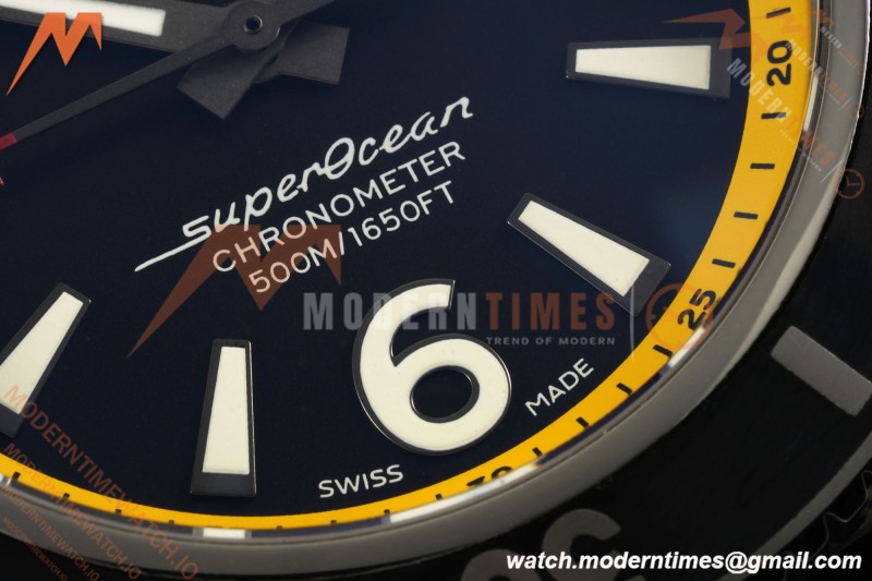 Breitling - Superocean Special 44mm Ceramic SS/RU Yelw/Stk/Num Black TF V2 A2824 | 브라이틀링 - 슈퍼오션 스페셜 44mm 세라믹 SS/RU 옐로우/스틸/넘버 블랙 TF V2 A2824