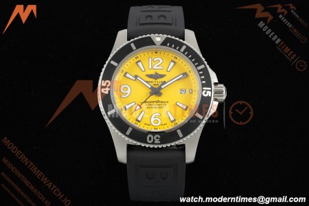 Breitling - Superocean Special 44mm Ceramic SS/RU Yelw/Stk/Num TF V2 A2824