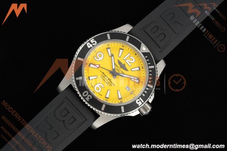 Breitling - Superocean Special 44mm Ceramic SS/RU Yelw/Stk/Num TF V2 A2824