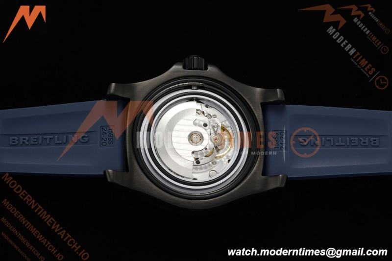Breitling - Superocean Special 46mm Ceramic DLC/RU Blue/Stk/Num TF V2 A2824