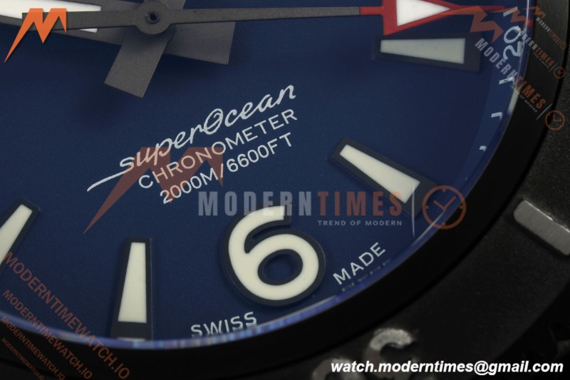 Breitling - Superocean Special 46mm Ceramic DLC/RU Blue/Stk/Num TF V2 A2824