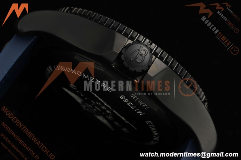 Breitling - Superocean Special 46mm Ceramic DLC/RU Blue/Stk/Num TF V2 A2824