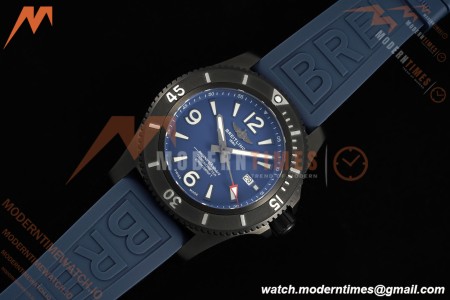 Breitling - Superocean Special 46mm Ceramic DLC/RU Blue/Stk/Num TF V2 A2824