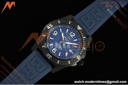 Breitling - Superocean Special 46mm Ceramic DLC/RU Blue/Stk/Num TF V2 A2824