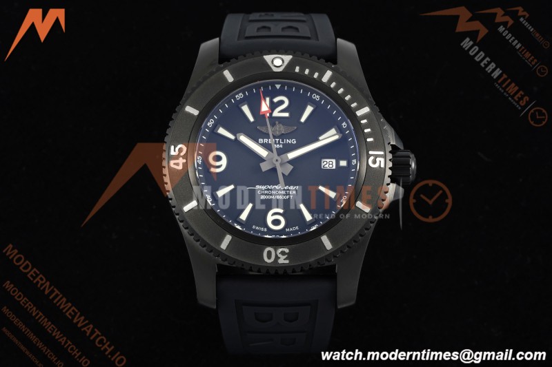 Breitling - Superocean Special 46mm Ceramic DLC/RU Blk/Stk/Num TF V2 A2824