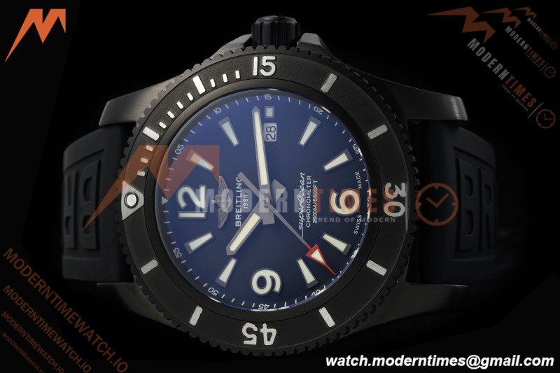 Breitling - Superocean Special 46mm Ceramic DLC/RU Blk/Stk/Num TF V2 A2824