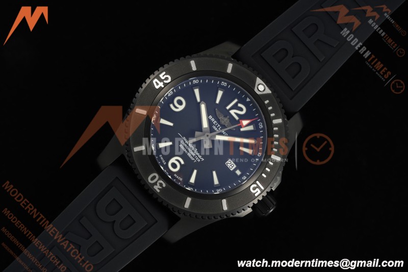Breitling - Superocean Special 46mm Ceramic DLC/RU Blk/Stk/Num TF V2 A2824
