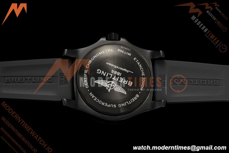 Breitling - Superocean Special 46mm Ceramic DLC/RU Yelw/Stk/Num TF V2 A2824