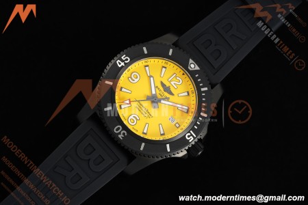 Breitling - Superocean Special 46mm Ceramic DLC/RU Yelw/Stk/Num TF V2 A2824
