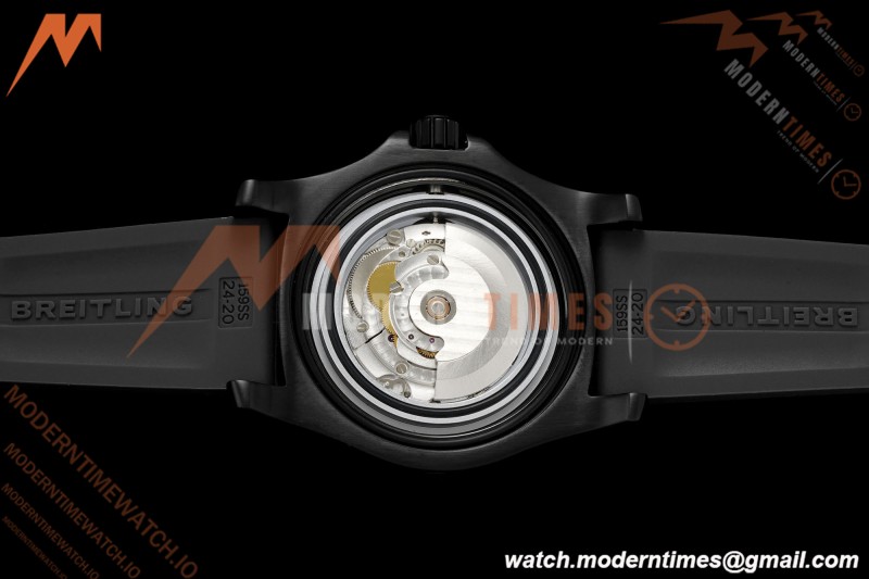 Breitling - Superocean Special 46mm Ceramic DLC/RG/RU Blk/Stk/Num TF V2 A2824