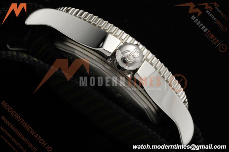 Breitling - Superocean Special 44mm Ceramic SS/NY Grn/Stk/Num TF V2 A2824