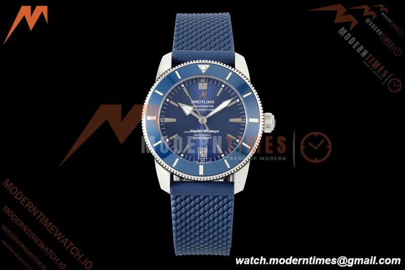Breitling - Superocean Heritage B20 Automatic 42mm SS/RU Blue BLF A2824 | 브라이틀링 - 슈퍼오션 헤리티지 B20 오토매틱 42mm SS/RU 블루 BLF A2824