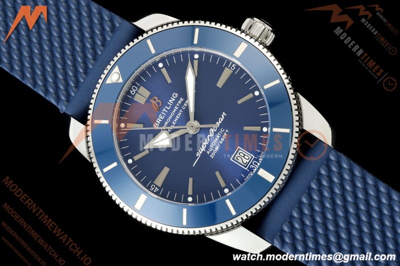 Breitling - Superocean Heritage B20 Automatic 42mm SS/RU Blue BLF A2824 | 브라이틀링 - 슈퍼오션 헤리티지 B20 오토매틱 42mm SS/RU 블루 BLF A2824