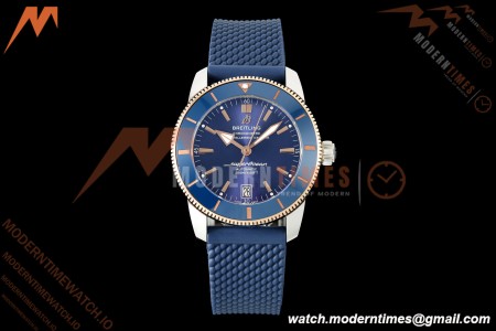 Breitling - Superocean Heritage B20 Automatic 42mm SS/RG/RU Blue BLF A2824 | 브라이틀링 - 슈퍼오션 헤리티지 B20 오토매틱 42mm SS/RG/RU 블루 BLF A2824