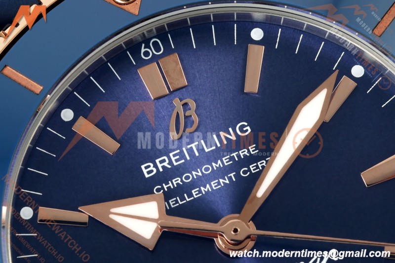 Breitling - Superocean Heritage B20 Automatic 42mm SS/RG/RU Blue BLF A2824