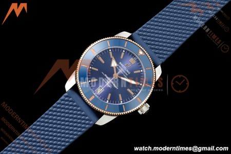 Breitling - Superocean Heritage B20 Automatic 42mm SS/RG/RU Blue BLF A2824 | 브라이틀링 - 슈퍼오션 헤리티지 B20 오토매틱 42mm SS/RG/RU 블루 BLF A2824